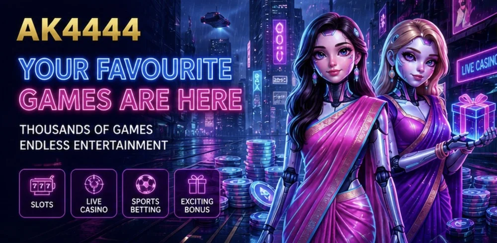 AK4444 — your favourite games are here, slots, live casino, sports betting, exciting bonus